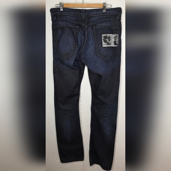 Women's Blue Blood 33/34 Straight Leg Jeans - Picture 2 of 12